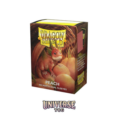 Arcane Tinmen DS - Standard Dual Sleeves: Peach [Matte] (100 Sleeves)