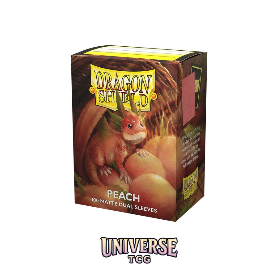 Arcane Tinmen DS - Standard Dual Sleeves: Peach [Matte] (100 Sleeves)