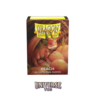 Arcane Tinmen DS - Standard Dual Sleeves: Peach [Matte] (100 Sleeves)