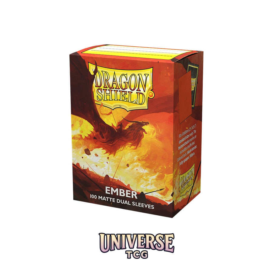 Arcane Tinmen DS - Standard Dual Sleeves: Ember [Matte] (100 Sleeves)