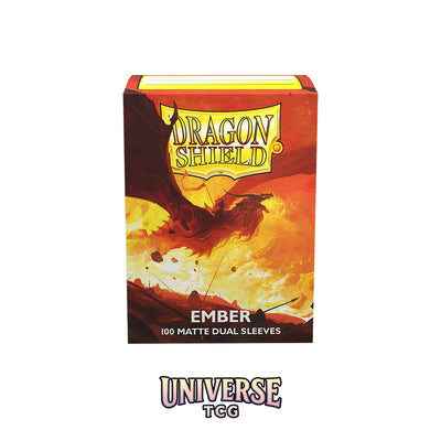 Arcane Tinmen DS - Standard Dual Sleeves: Ember [Matte] (100 Sleeves)