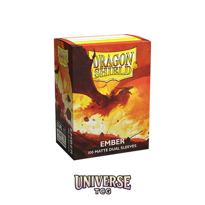 Arcane Tinmen DS - Standard Dual Sleeves: Ember [Matte] (100 Sleeves)