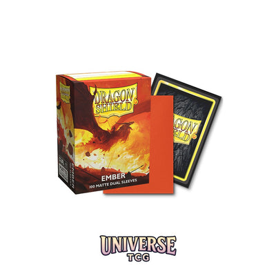 Arcane Tinmen DS - Standard Dual Sleeves: Ember [Matte] (100 Sleeves)