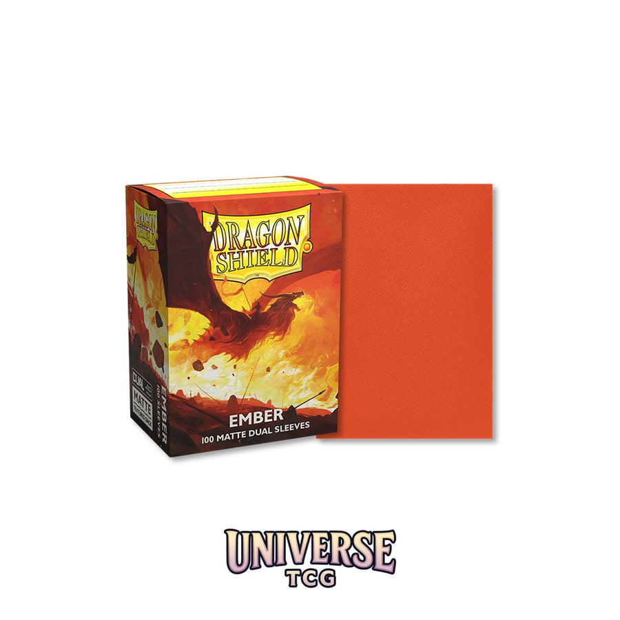 Arcane Tinmen DS - Standard Dual Sleeves: Ember [Matte] (100 Sleeves)