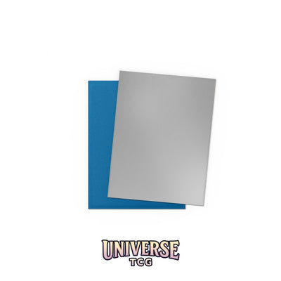 Arcane Tinmen DS - Standard Dual Sleeves: Cobalt & Silver [Matte] (100 Sleeves)