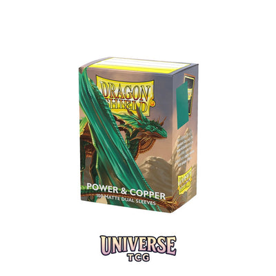 Arcane Tinmen DS - Standard Dual Sleeves: Power & Copper [Matte] (100 Sleeves)