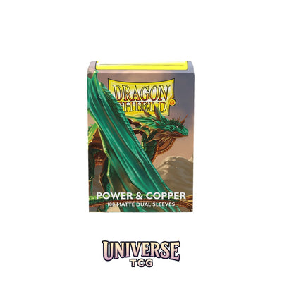 Arcane Tinmen DS - Standard Dual Sleeves: Power & Copper [Matte] (100 Sleeves)