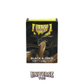 Arcane Tinmen DS - Standard Dual Sleeves: Black & Gold [Matte] (100 Sleeves)