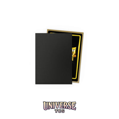 Arcane Tinmen DS - Standard Dual Sleeves: Black & Gold [Matte] (100 Sleeves)