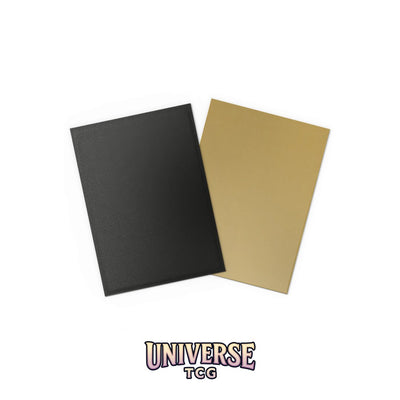 Arcane Tinmen DS - Standard Dual Sleeves: Black & Gold [Matte] (100 Sleeves)