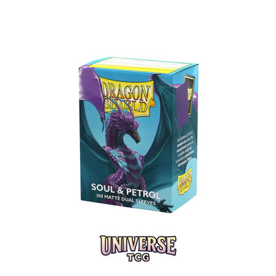 Arcane Tinmen DS - Standard Dual Sleeves: Soul & Petrol [Matte] (100 Sleeves)