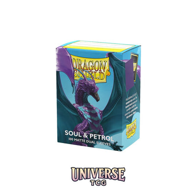 Arcane Tinmen DS - Standard Dual Sleeves: Soul & Petrol [Matte] (100 Sleeves)