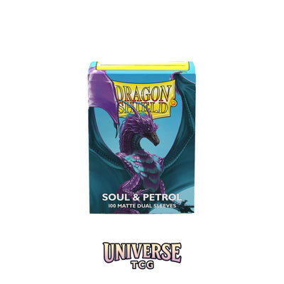 Arcane Tinmen DS - Standard Dual Sleeves: Soul & Petrol [Matte] (100 Sleeves)