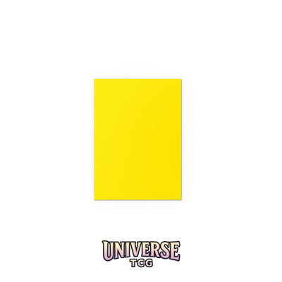 Arcane Tinmen DS - Standard Dual Sleeves: Yellow & Silver [Matte] (100 Sleeves)