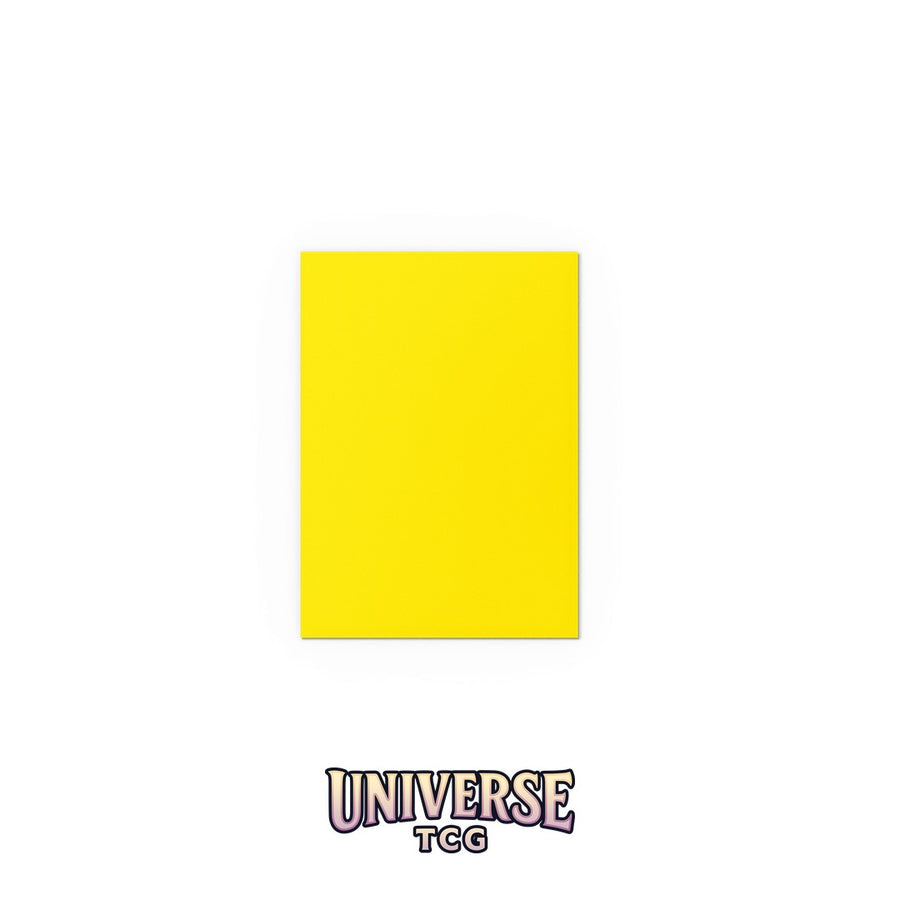 Arcane Tinmen DS - Standard Dual Sleeves: Yellow & Silver [Matte] (100 Sleeves)