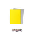 Arcane Tinmen DS - Standard Dual Sleeves: Yellow & Silver [Matte] (100 Sleeves)