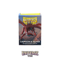 Arcane Tinmen DS - Standard Dual Sleeves: Crimson & Silver [Matte] (100 Sleeves)