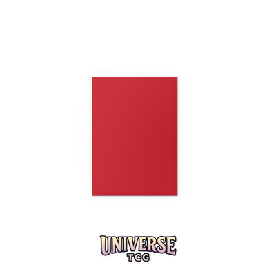 Arcane Tinmen DS - Standard Dual Sleeves: Crimson & Silver [Matte] (100 Sleeves)