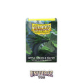 Arcane Tinmen DS - Standard Dual Sleeves: Apple Green & Silver [Matte] (100 Sleeves)