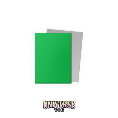 Arcane Tinmen DS - Standard Dual Sleeves: Apple Green & Silver [Matte] (100 Sleeves)