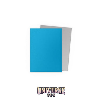 Arcane Tinmen DS - Standard Dual Sleeves: Sky Blue & Silver [Matte] (100 Sleeves)