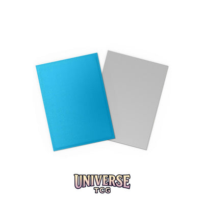 Arcane Tinmen DS - Standard Dual Sleeves: Sky Blue & Silver [Matte] (100 Sleeves)