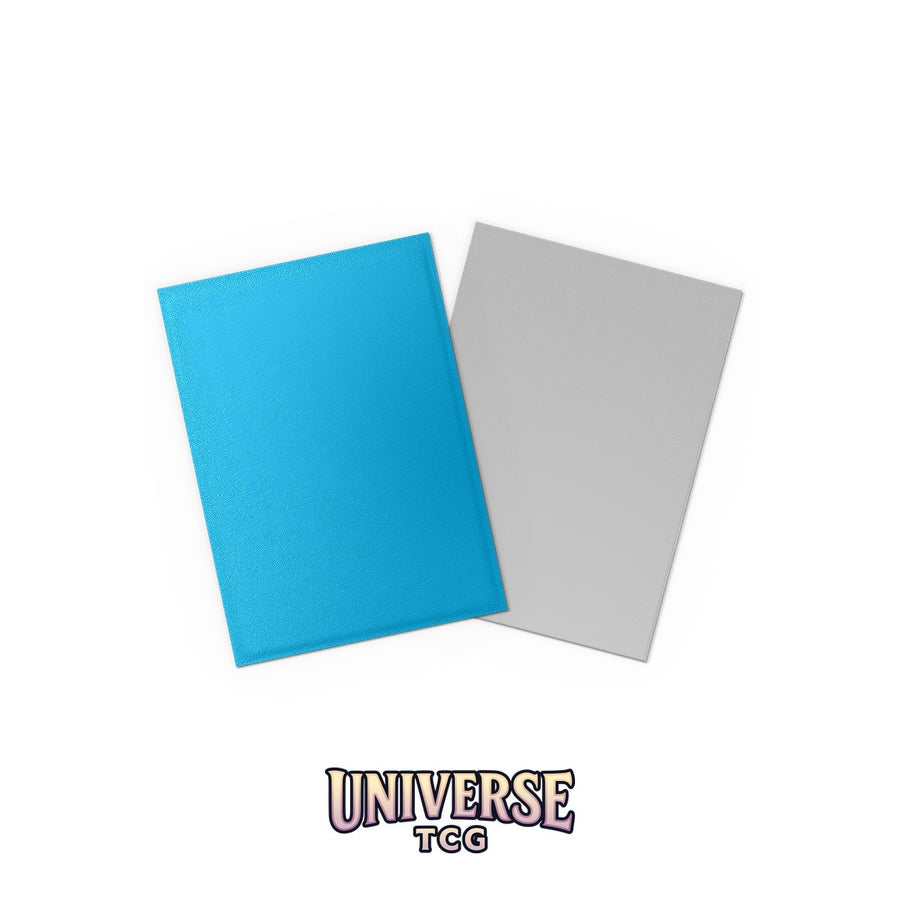 Arcane Tinmen DS - Standard Dual Sleeves: Sky Blue & Silver [Matte] (100 Sleeves)