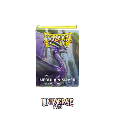 Arcane Tinmen DS - Standard Dual Sleeves: Nebula & Silver [Matte] (100 Sleeves)