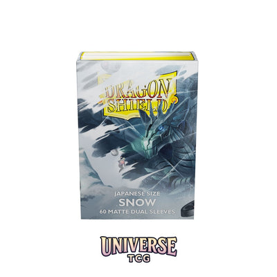 Arcane Tinmen DS - Japanese Dual Sleeves: Snow [Matte] (60 Sleeves)