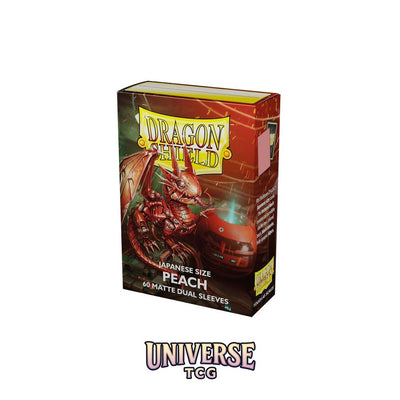 Arcane Tinmen DS - Japanese Dual Sleeves: Peach [Matte] (60 Sleeves)