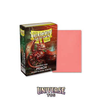 Arcane Tinmen DS - Japanese Dual Sleeves: Peach [Matte] (60 Sleeves)