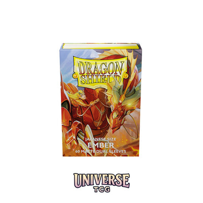 Arcane Tinmen DS - Japanese Dual Sleeves: Ember [Matte] (60 Sleeves)