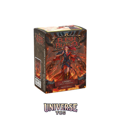 Arcane Tinmen DS - Standard Licensed Art Sleeves: Flesh and Blood Cindra, Dracai of Retribution [Matte] (100 Sleeves)
