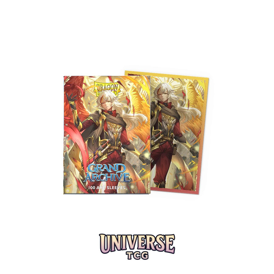 Arcane Tinmen DS - Standard Licensed Dual Art Sleeves: Grand Archive: Azrael, Archangel of Materia [Matte] (100 Sleeves)