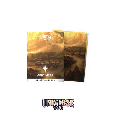 Arcane Tinmen DS - Standard Licensed Dual Art Sleeves: MtG: Landfall Series - Arid Mesa [Matte] (100 Sleeves)