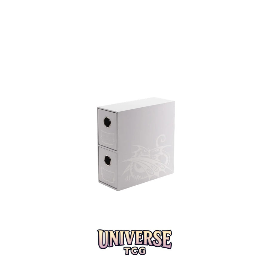 Arcane Tinmen DS - Fortress Card Drawers: White [Vertical] (2 Drawers)