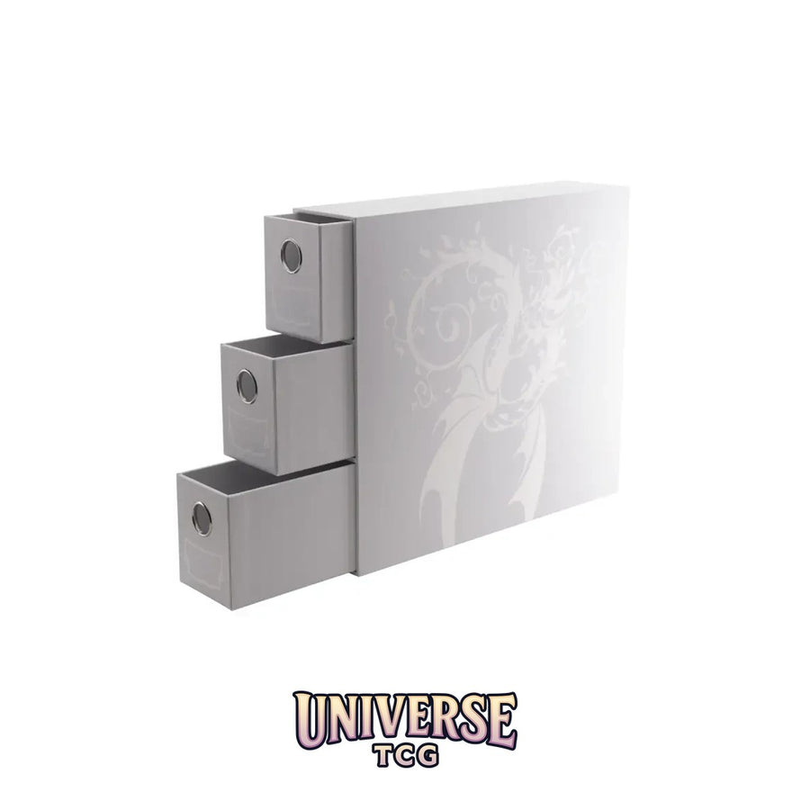 Arcane Tinmen DS - Fortress Card Drawers: White [Vertical] (3 Drawers XL)
