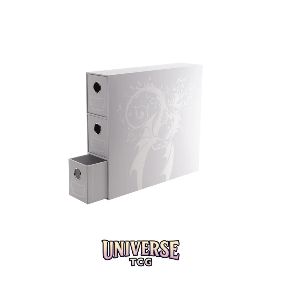 Arcane Tinmen DS - Fortress Card Drawers: White [Vertical] (3 Drawers XL)