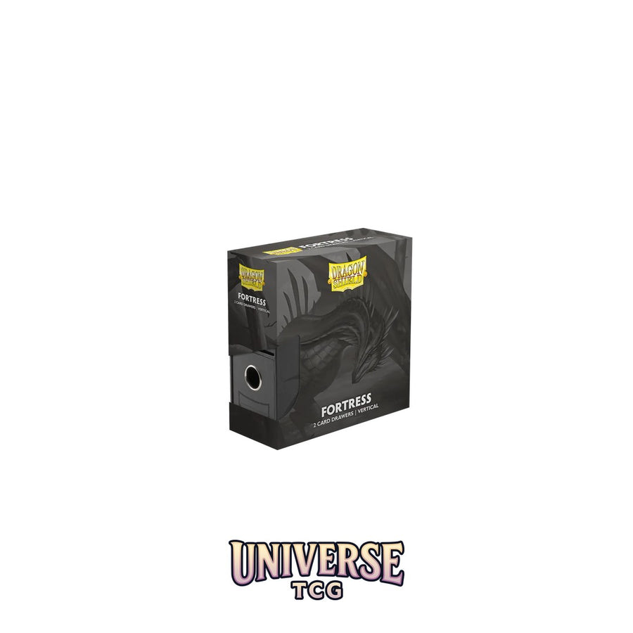 Arcane Tinmen DS - Fortress Card Drawers: Black [Vertical] (2 Drawers)
