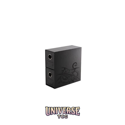 Arcane Tinmen DS - Fortress Card Drawers: Black [Vertical] (2 Drawers)