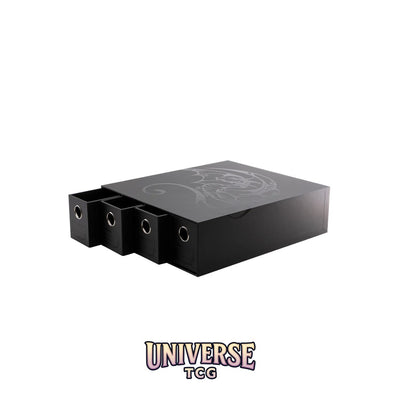 Arcane Tinmen DS - Fortress Card Drawers: Black [Horizontal] (4 Drawers)