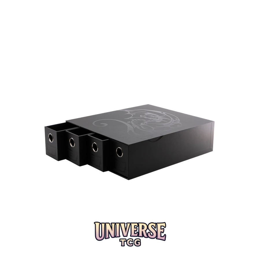 Arcane Tinmen DS - Fortress Card Drawers: Black [Horizontal] (4 Drawers)