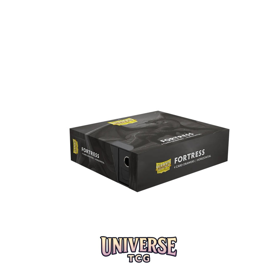 Arcane Tinmen DS - Fortress Card Drawers: Black [Horizontal] (4 Drawers)