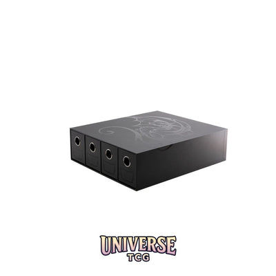 Arcane Tinmen DS - Fortress Card Drawers: Black [Horizontal] (4 Drawers)