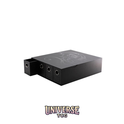 Arcane Tinmen DS - Fortress Card Drawers: Black [Horizontal] (4 Drawers)