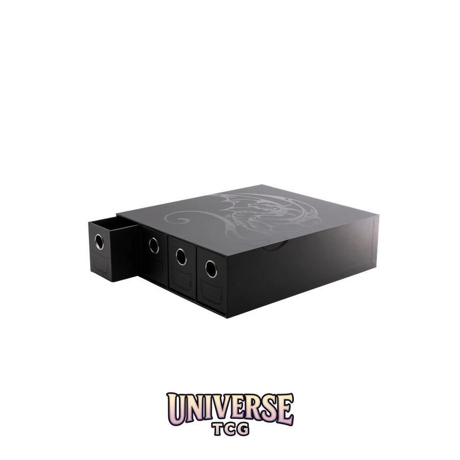 Arcane Tinmen DS - Fortress Card Drawers: Black [Horizontal] (4 Drawers)