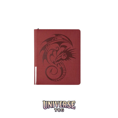 Arcane Tinmen DS - Card Codex Zipster Binder: Regular Blood Red