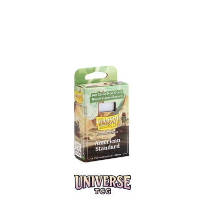 Arcane Tinmen DS - Board Games Sleeves Clear/Non-Glare: 57x89mm [American Standard] (100 Sleeves)