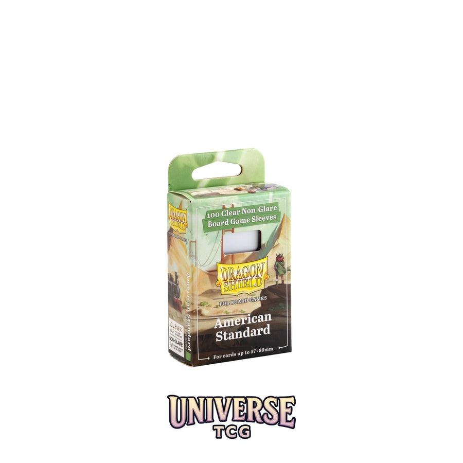 Arcane Tinmen DS - Board Games Sleeves Clear/Non-Glare: 57x89mm [American Standard] (100 Sleeves)