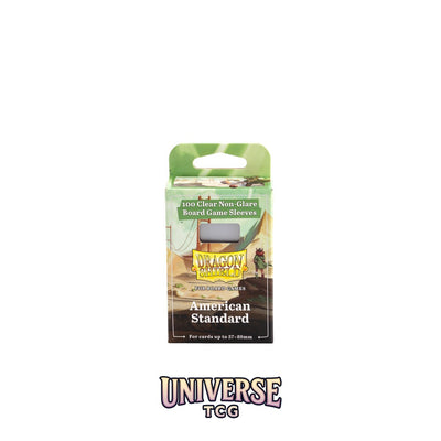 Arcane Tinmen DS - Board Games Sleeves Clear/Non-Glare: 57x89mm [American Standard] (100 Sleeves)
